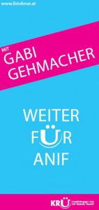 Flyer Gabi Gehmacher